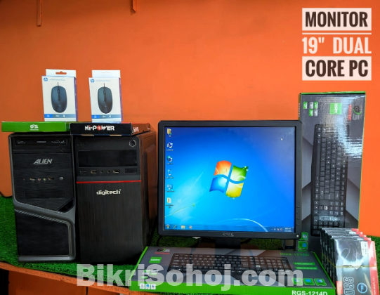 Full Fresh Dual Core Desktop Setup